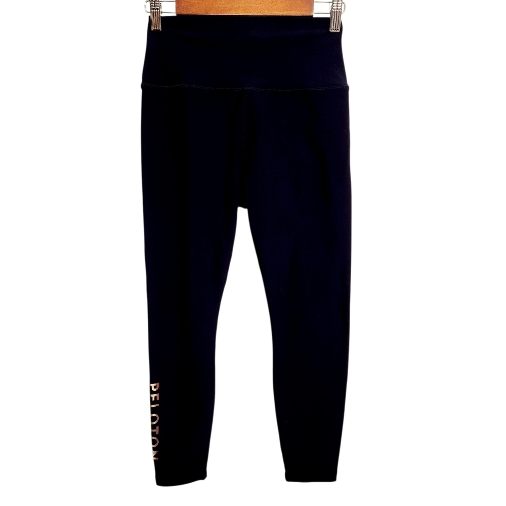 Peloton | Women's Classic Navy Blue Workout or Athleisure Leggings (Size Medium)